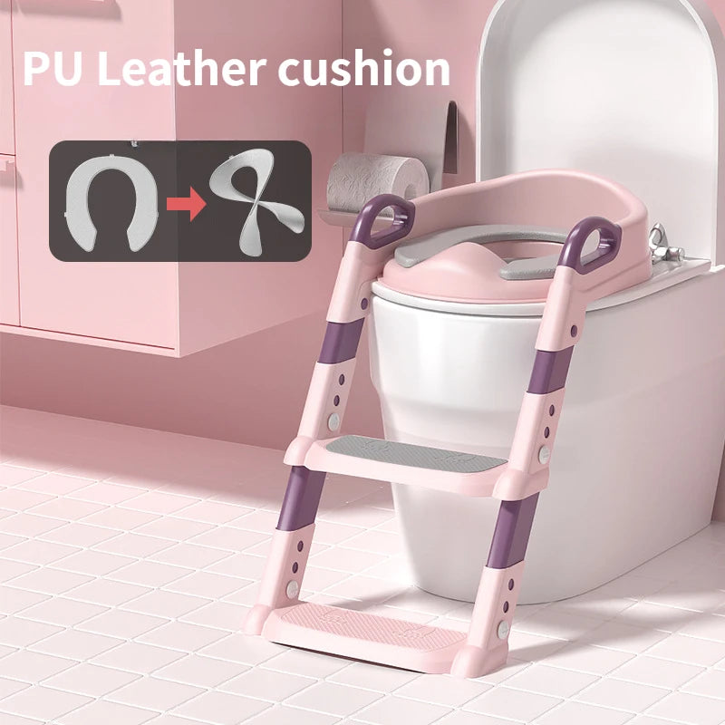 Children's step toilet folding foot stool multi-function toilet