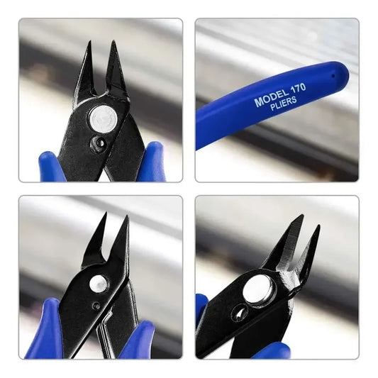 Handheld Wire Cutter Diagonal Side Cutting Tool Wire Pliers 