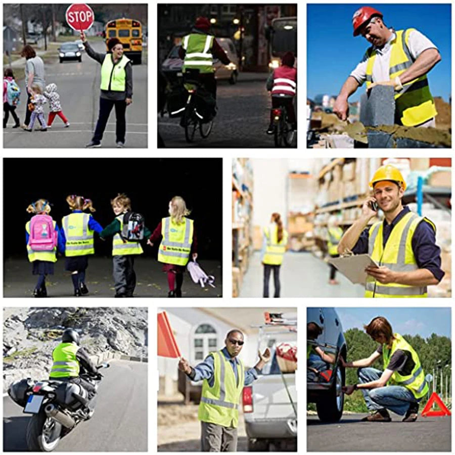 High Visibility Reflective Safety Vest, Reflective Safety Vests 