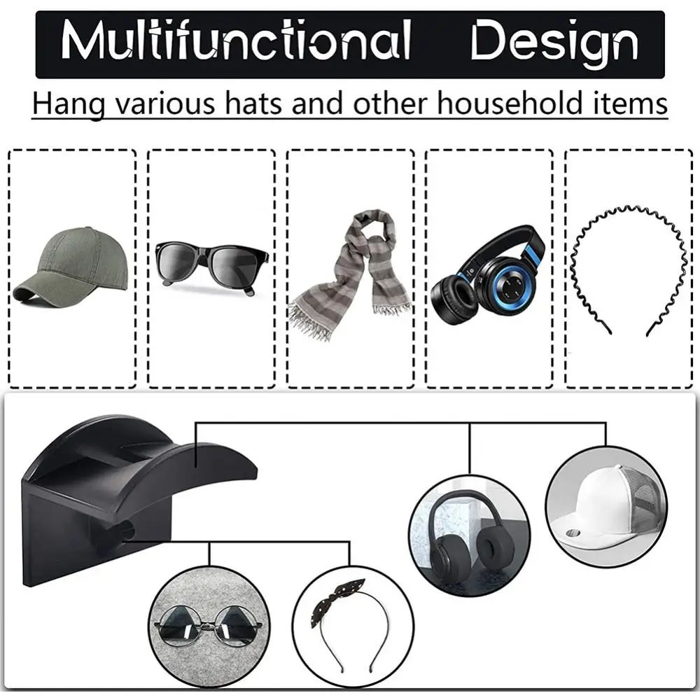 Ganchos Organizadores de Gorras