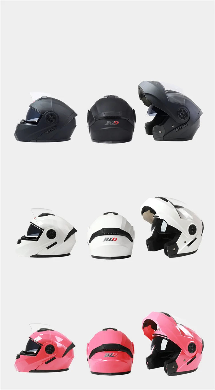 BLD Customized Motorcycle Helmet Men Women Helmet Head Protector 