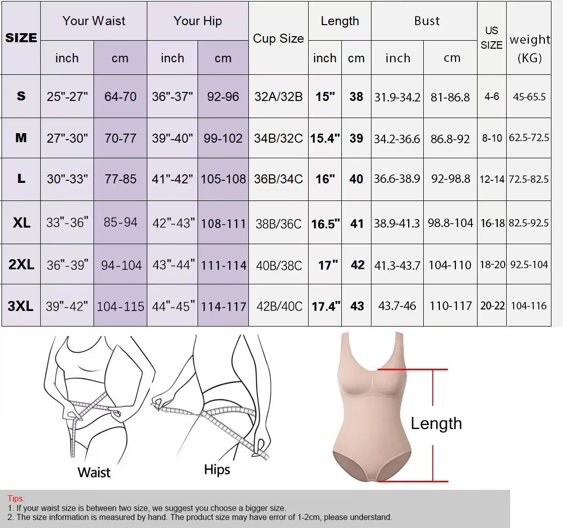 Original High Elastic Bodysuit Women Tummy Shapewear Thong Shapewear 