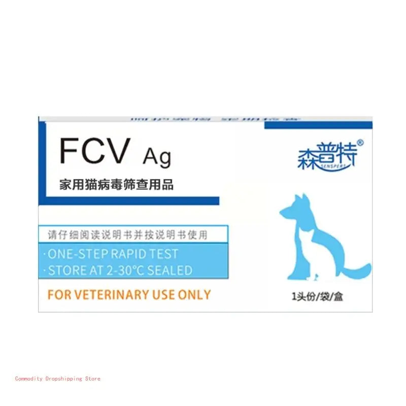 Cat dog distemper card parvovirus detection pet CDV FPV CPV CCV strip p 