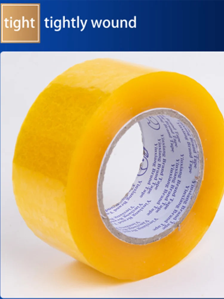 3 rollos de cinta de embalaje transparente, cinta de embalaje resistente para en
