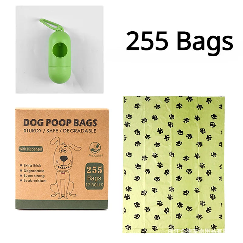 Bolsa de basura biodegradable EPI para mascotas, bolsas para caca de perro, disp