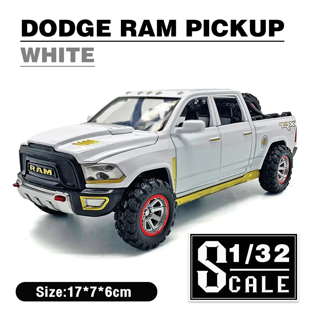 1/32 Scale RAM TRX Pickup Truck Alloy Diecast Toy Cars 