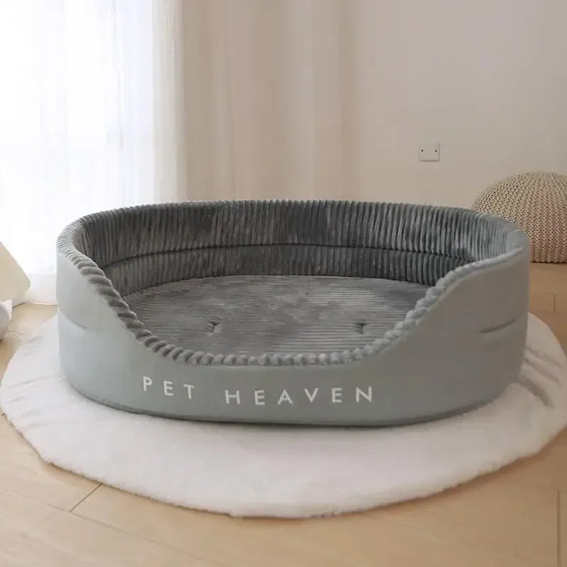 Large Dog House Double-sided Soft Pet Bed Warm Sofa 