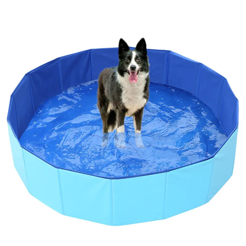 Piscina plegable para perros, bañera para mascotas, accesorios para mascotas