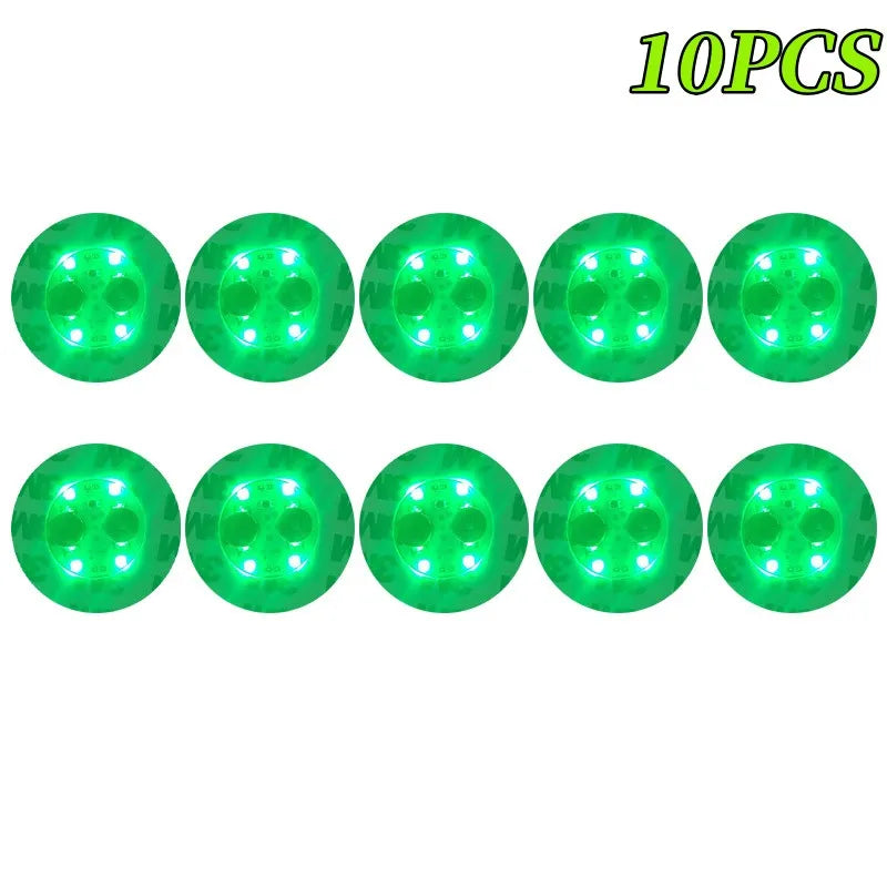 Luces LED para posavasos, decoración luminosa de 5/10/30 piezas para Bar, KTV,