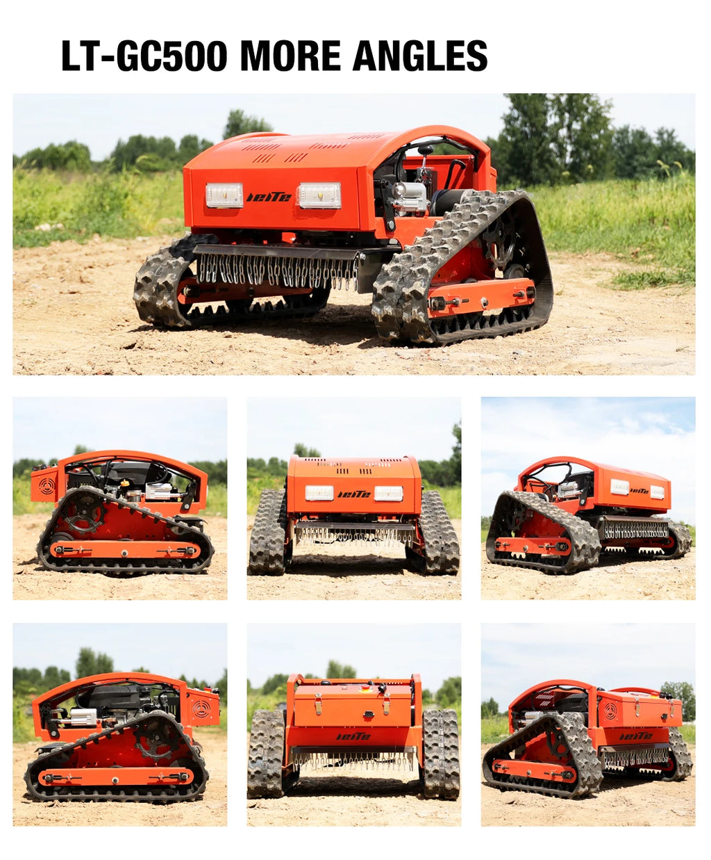 Cortacésped automático con Control remoto, cortacésped con ruedas, motor, 9,5 HP, personalizable