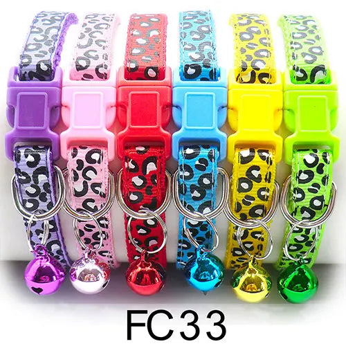 Adjustable Cat Collar with Bell Puppy Kitten Collar Wholesale 