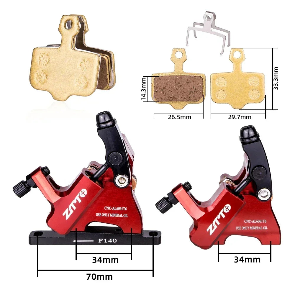 ZTTO Road Bike Hydraulic Disc Brake Calipers Brake