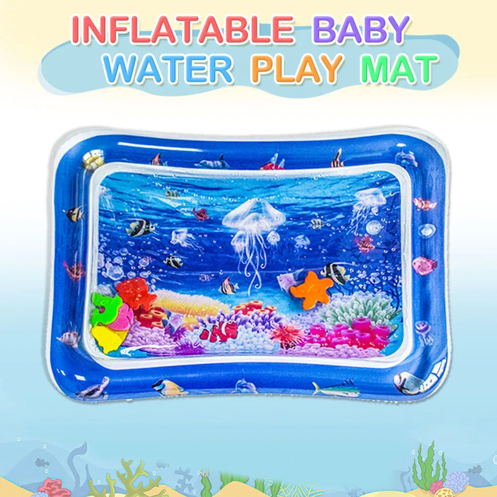 Baby PVC Inflatable Mat White Jellyfish Pad for Children p 