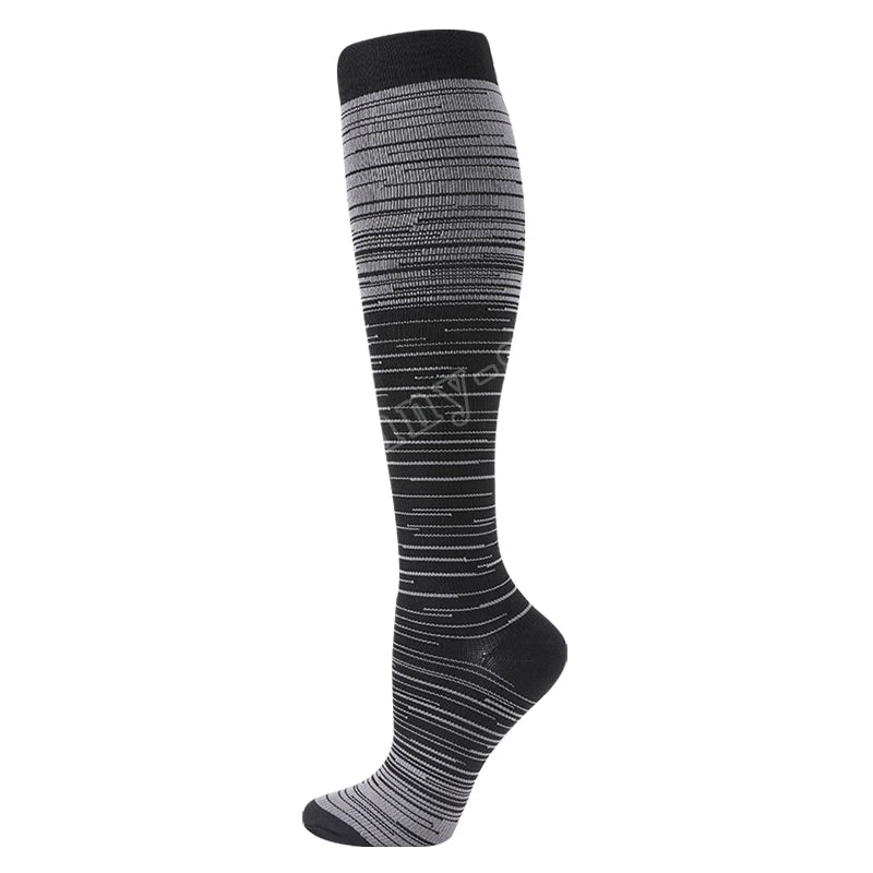 Running Compression Stockings Marathon Hiking Sports Socks 