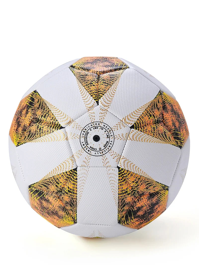 Standard size 5 soccer ball, machine sewn soccer ball, p