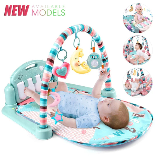 Soporte de Fitness para bebé, juego de música, juguetes de actividades de gimn