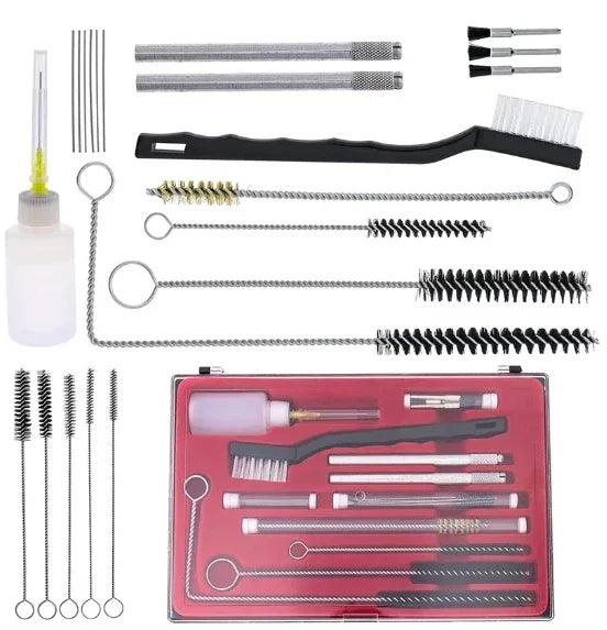 Professional Spray Gun Cleaning Brush Set Spray Gun Cleaning Kit 