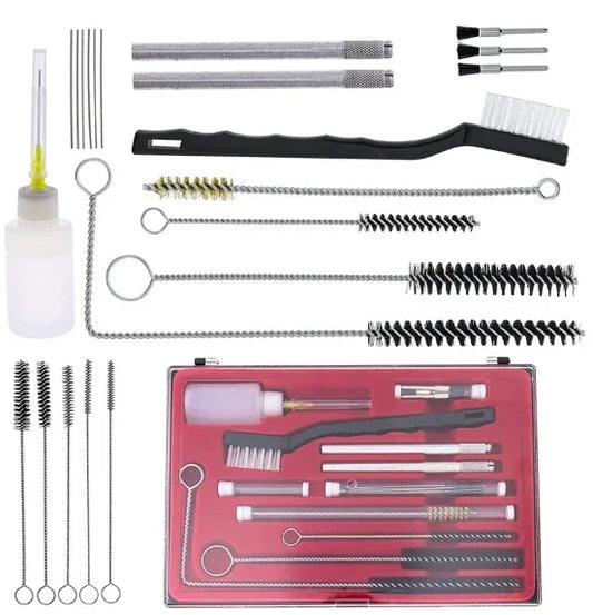 Professional Spray Gun Cleaning Brush Set Spray Gun Cleaning Kit 