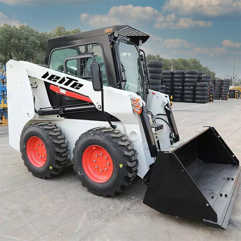 Small Rubber Tracked Skid Steer Loader Fork Skid Steer Loader 