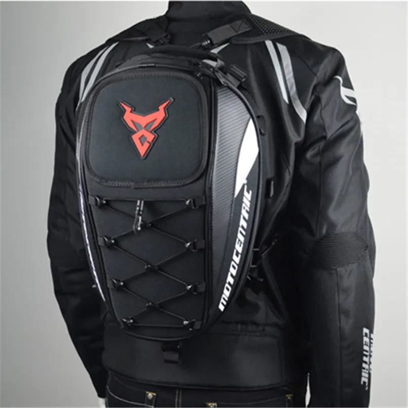Bolsas para asiento trasero de motocicleta, mochila impermeable multifuncional p