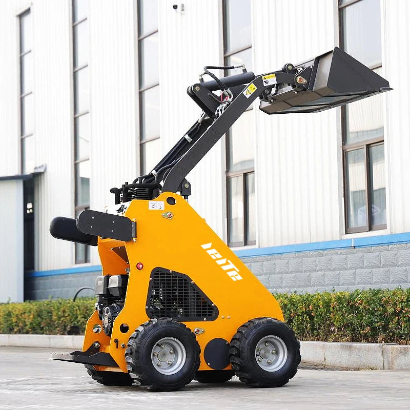 Chinese manufacturer cheap EPA 4WD perso multifunctional mini wheel loader 