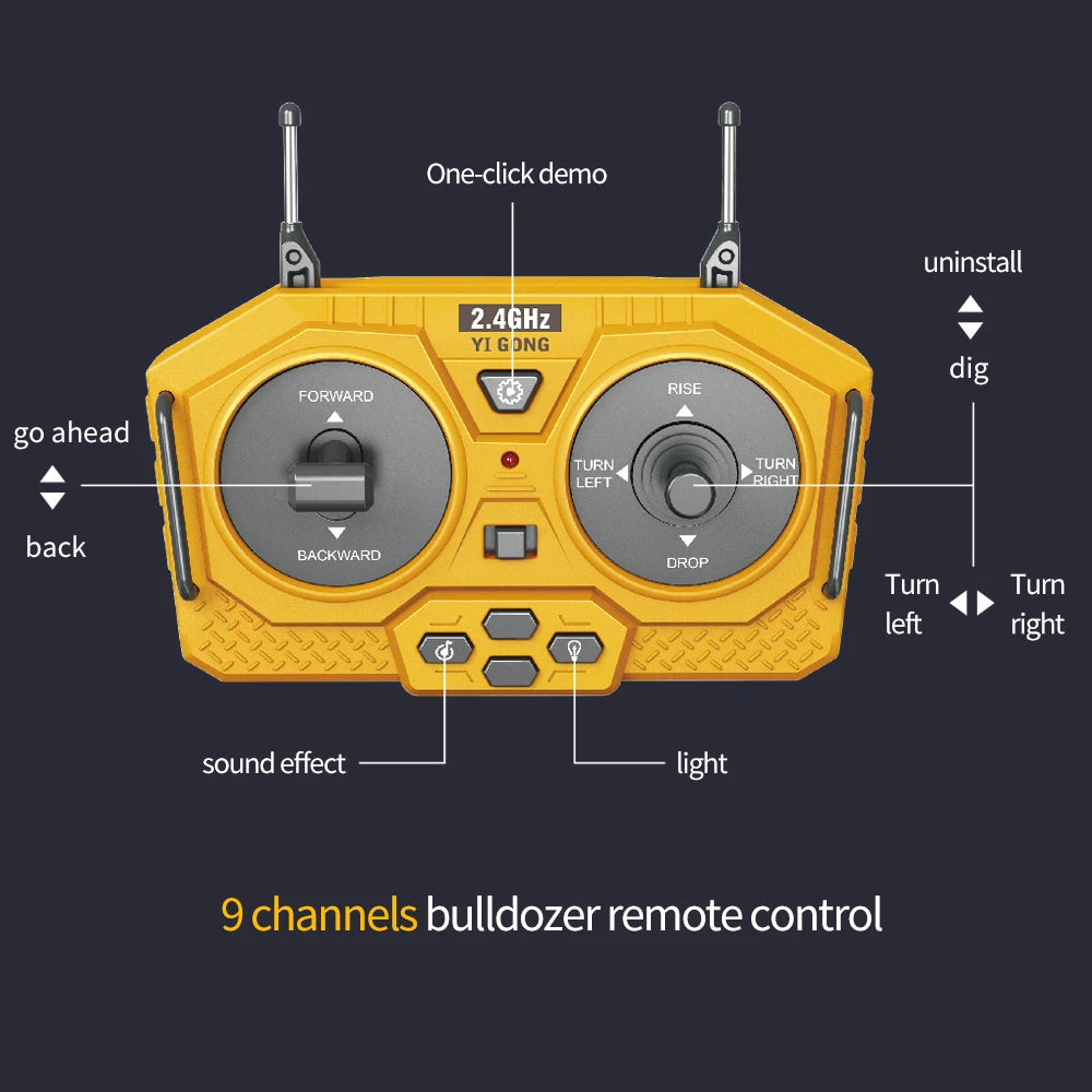 2.4G Remote Control Excavator Engineering Vehicle Truck Truck 