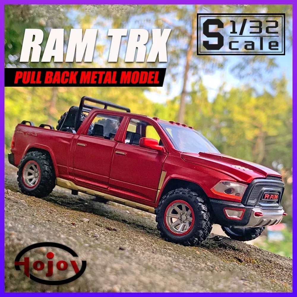 1/32 Scale RAM TRX Pickup Truck Alloy Diecast Toy Cars 