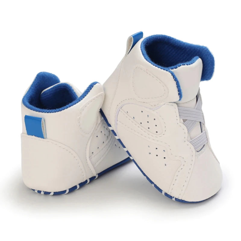 Baby High Top Basketball Sneakers Anti-Slip Casual Sports Shoes 