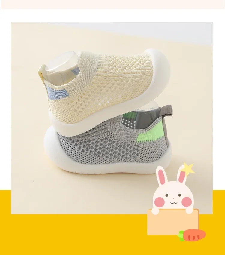 Baby Soft Sole Non-slip Mesh Shoes Breathable Boni