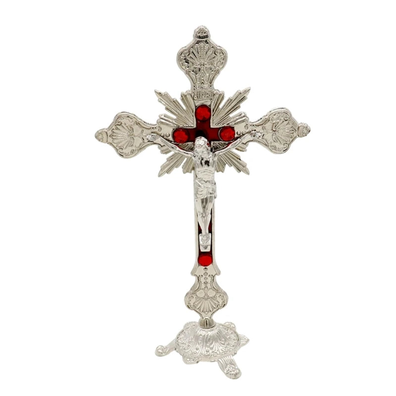 Religious Jesus Christ Crucifix for Cross Statue Desktop Decoration c 