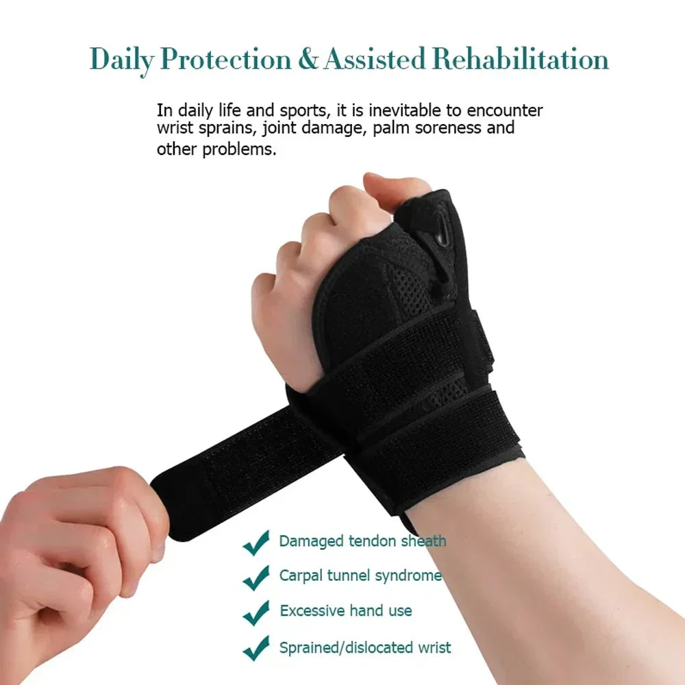 Professional Thumb Support Wrist Brace Arthritis Protective Wristband 