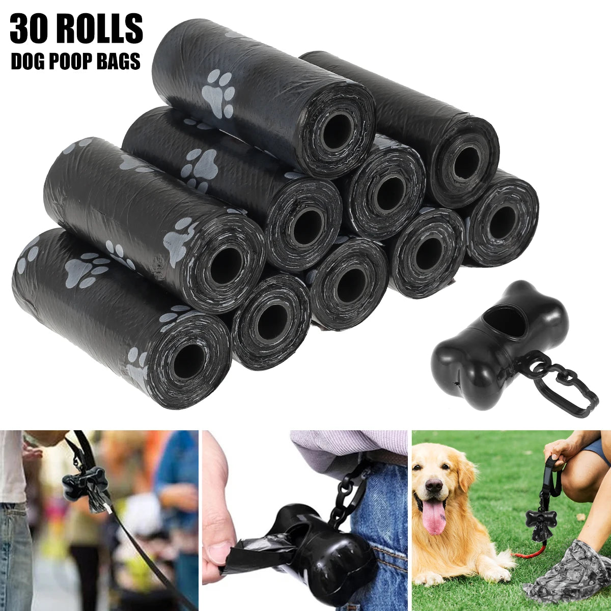 Disposable Dog Poop Bags Pet Waste Bags 