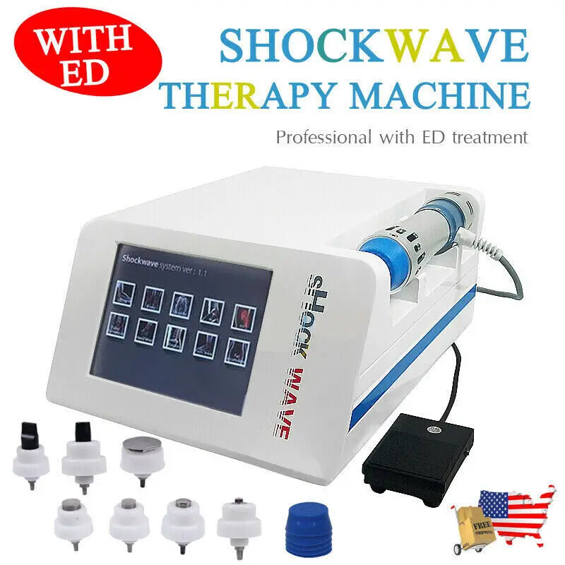 Máquina de terapia de ondas de choque enfocadas electromagnéticas con tratamie