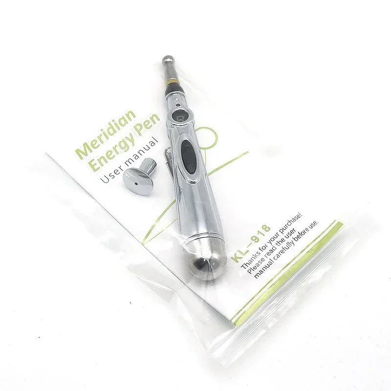 Pluma de meridianos 5 en 1, lápiz electrónico de Acupuntura y Moxibustión, fi