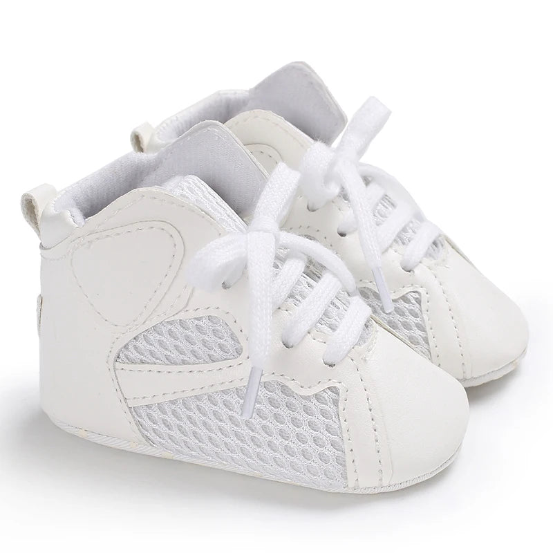 Baby High Top Basketball Sneakers Anti-Slip Casual Sports Shoes 