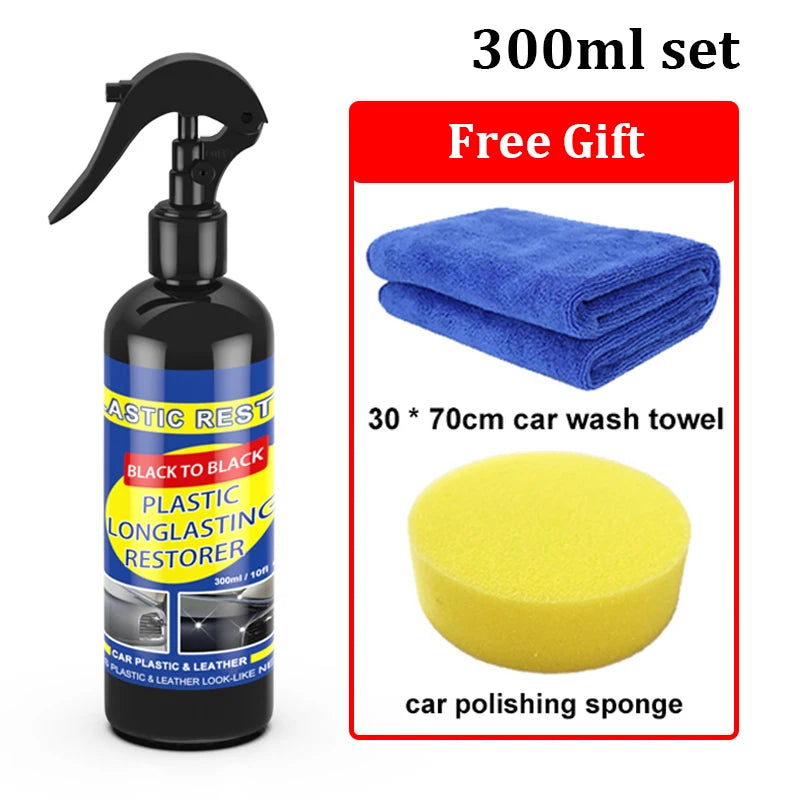 Car Plastic Restorer Plastic Leather Cleaning Products 