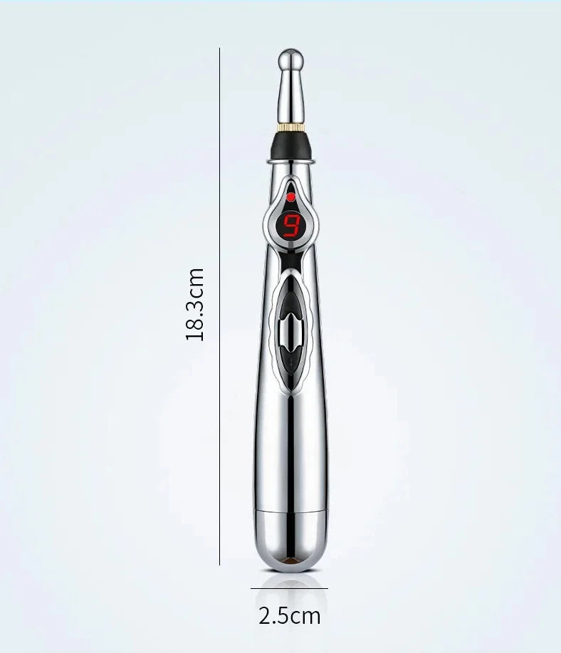 Pluma de meridianos 5 en 1, lápiz electrónico de Acupuntura y Moxibustión, fi