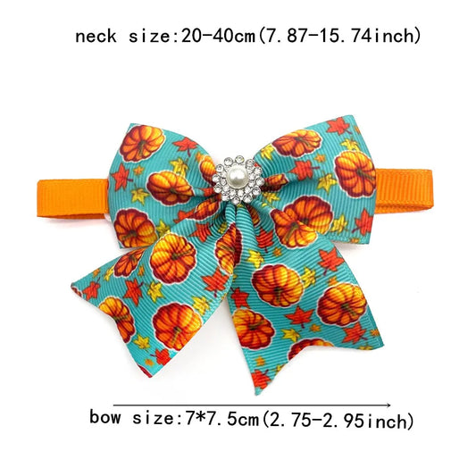 50/100 Pcs Autumn Style Small Dog Bow Grooming Product