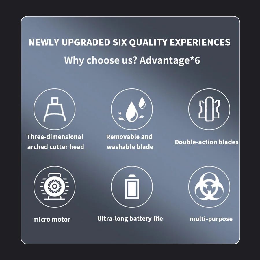 Cortadora de pelo eléctrica portátil