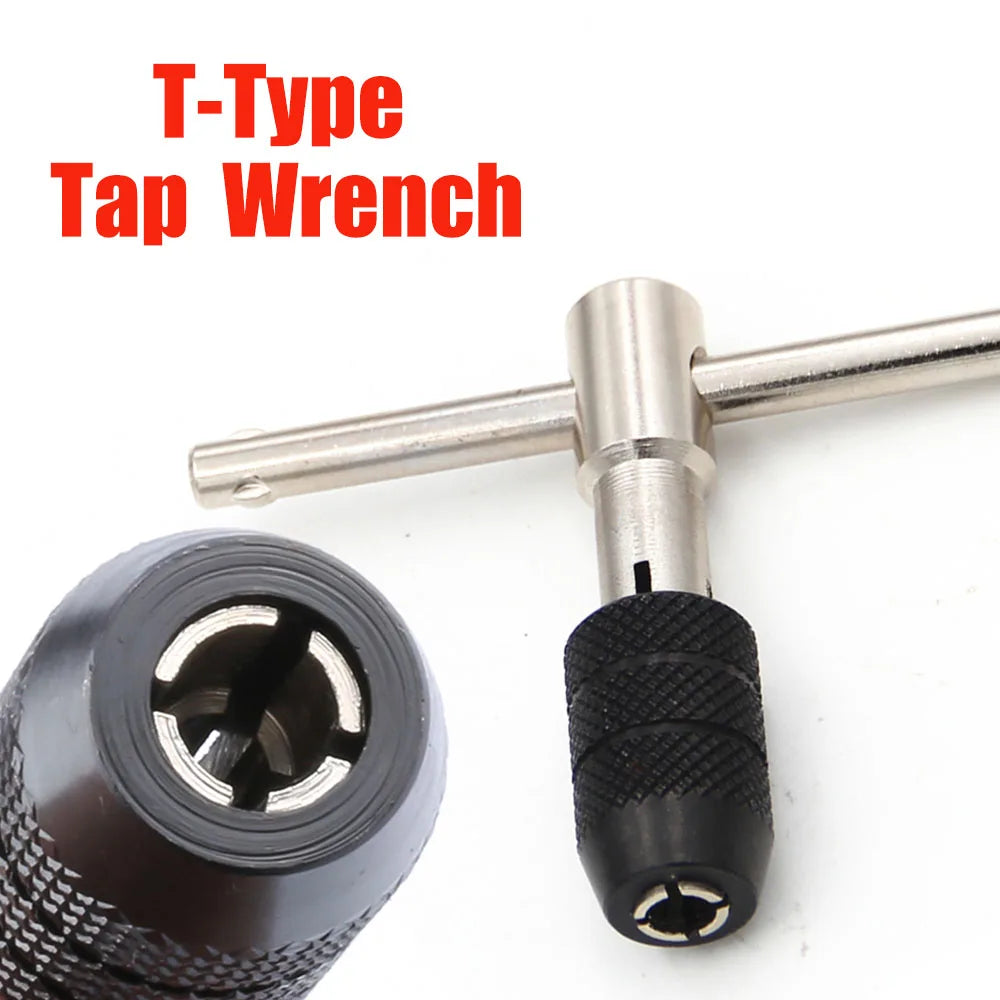 3mm to 6mm M6 to M8 T Type Hand Wrench Threading Tool Set 