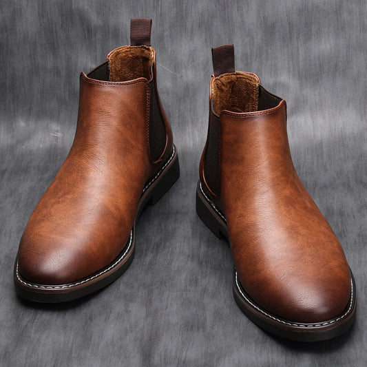 Botas Chelsea de estilo Retro para hombre, botines cómodos a la moda, 40 a 46, n. ° KD5241, 2023