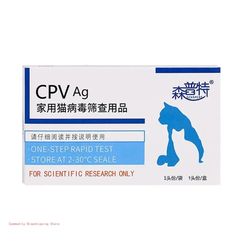 Cat dog distemper card parvovirus detection pet CDV FPV CPV CCV strip p 