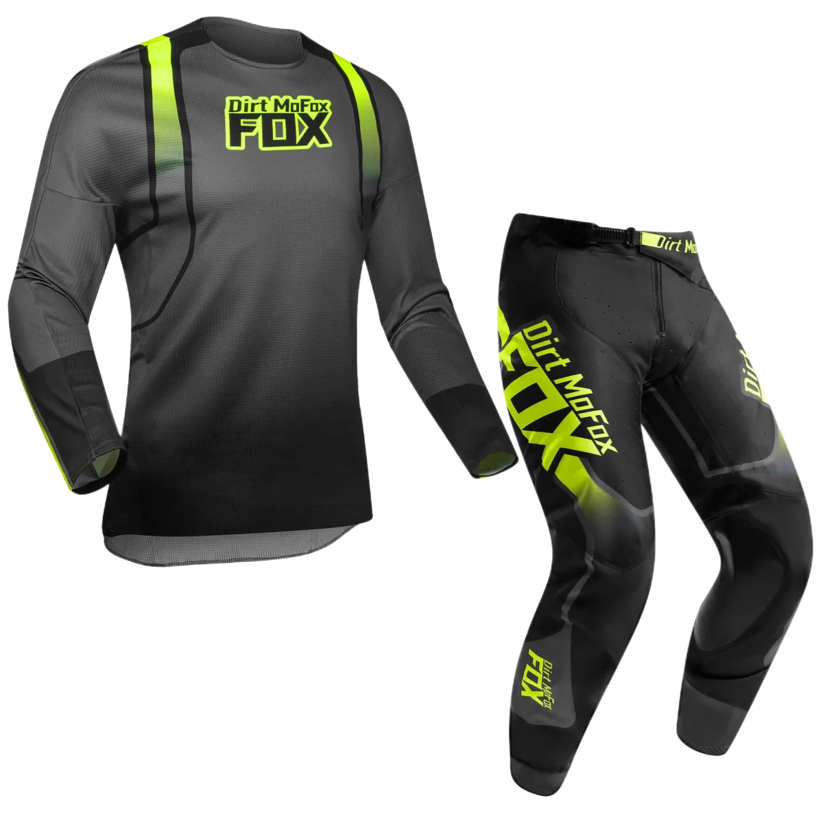 Dirt MoFox Motocross Racing Clothing Set Motorcycle Jersey and Pants 