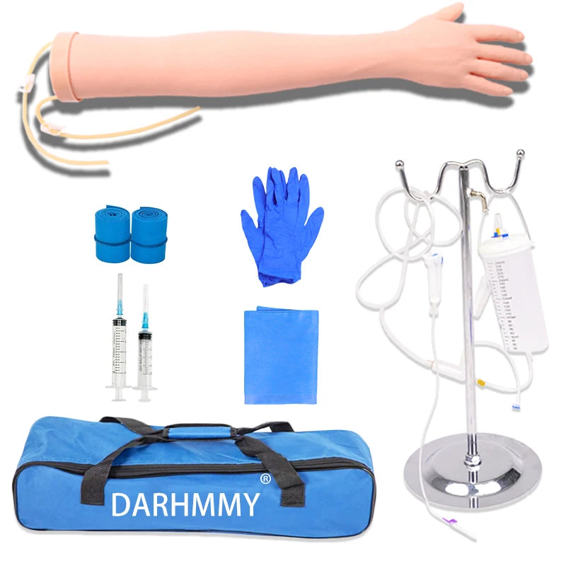 DARHMMY IV Injection Arm, Phlebotomy, IV Infusion Practice Kit, v 