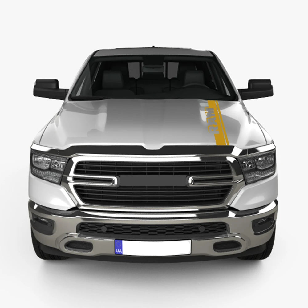 Pegatina de capó de coche para Dodge RAM 1500 2500 3500 Rebel TRX Pickup Stripe