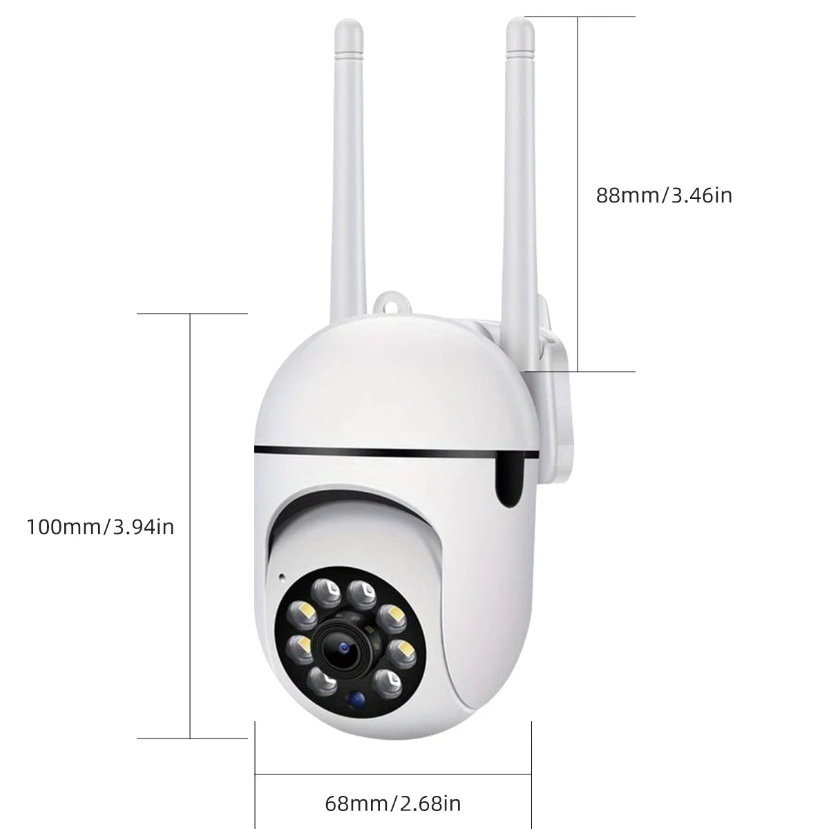 JOOAN 3MP cámara IP PTZ Color noche seguimiento automático CCTV IP WiFi cámar