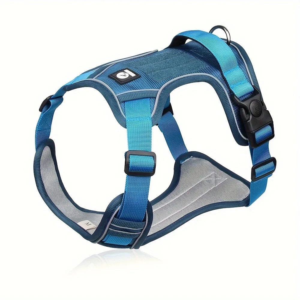 Anti-choke Dog Harness Chest with Reflective Strip Comfortable Durability 