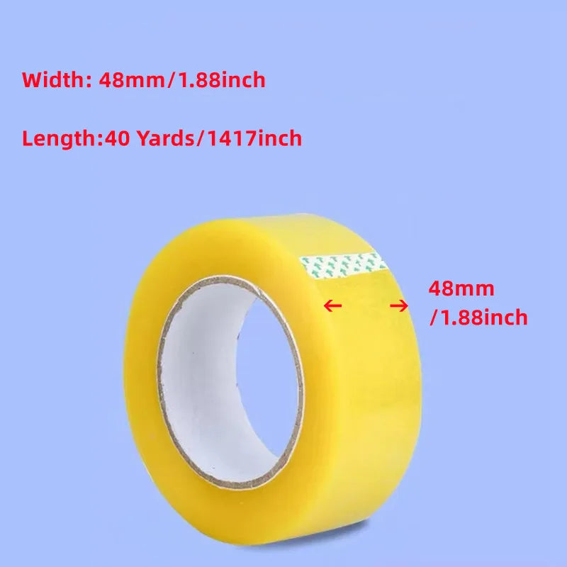Heavy Duty Packing Tape, 5 Rolls 1.889 Inch Packing Tape 