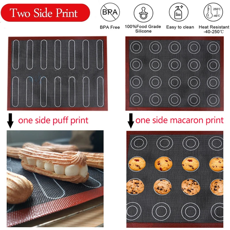 Perforated Silicone Baking Mat Non-Stick Baking Liner 