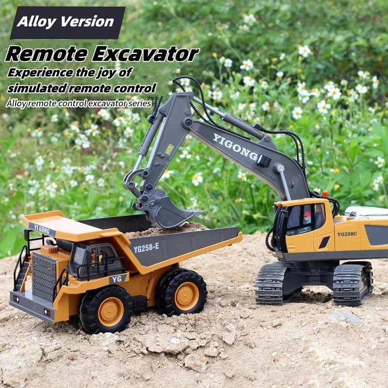 2.4G Remote Control Excavator Engineering Vehicle Truck Truck 